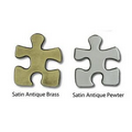 Stock Puzzle Piece Lapel Pin